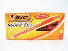  lot Of 36 Boxes Of 12  Bic Round Stic Ball Pens Red 20118 Medium Point 1-case