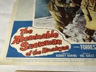 Vintage 1957 Movie Lobby Card The Abominable Snowman Of The Himalayas Regalscope