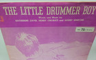 Vintage Sheet Music The Little Drummer Boy  Mills Music 1958 Christmas Seasonal