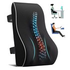 Memory Foam Seat Back Pain Support Booster Cushion Chair Car Pillow Lumbar Lower