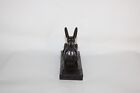 Unique Ancient Egyptian Seated Anubis Statue   Anubis God Sculpture   Figurine