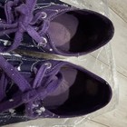 Unique Purple Paint Sneakers  Slightly Used