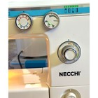 Vintage Necchi Sewing Machine   Model 535fa With Foot Pedal And Carry Case