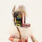 Vintage Navajo Badger Dancer Kachina Doll 7  Signed Mitchell