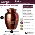 Ottillie Paws Elite Series Personalized Pet Urn For Dogs And Cats - Pet Memor   