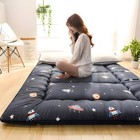 4  Thick Japanese Floor Mattress Full Size Futon Tatami Mat Foldable Roll Up Pad