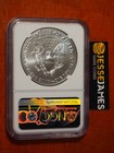 2019  1 American Silver Eagle Ngc Ms70 7k Label