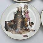 Norman Rockwell Set Of 4 Limited Edition 1982 7  Plates Four Beloved Classics