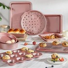 Bakeware Set  Baking Pan Set  Kitchen Nonstick Baking Pan  10 Pieces Pink