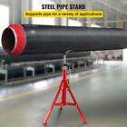 Vevor Fold-a-jack V-head High    pipe Stand 28 -52  Quick-lock Washer Steel
