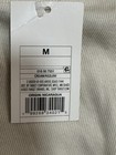 A New Day Cream Ribbed Knit Crew Neck Long Sleeve Stretch Tee  Women s M