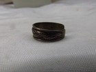 Vintage Wj 925 Sterling Silver Braid Design Band Style Toe Ring Adjustable  646