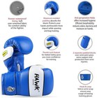 Hawk Sports Kids Boxing Gloves For Safe Sparring   Training  6 Oz - Blue