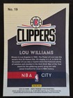 2019-20 Panini Hoops Premium Stock Basketball Nba City Lou Williams  19