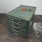 Vtg Wards Master Small Parts Cabinet W  4 Metal Drawers - 8 25  X 5 75  X 6 25 