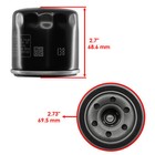 2 Pack Oil Filter For Arctic Cat 400 Auto Man Core 4x4 2004-2008 2010 2011 2013