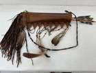 Nwt Navajo Little Hawk Child Sized Leather Quiver   2 Arrows Native American