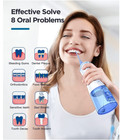 Power Dental Flosser Cordless For Teeth Cleaner  4 Modes Oral Irrigator waterprf