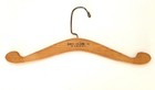 Eaves Costume Co  New York City  Vintage Wooden Clothes Hanger