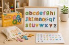 Alphabet Magnets Lowercase 26 Letter Fridge Magnet Education Toy Puzzle Game