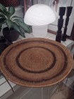 Zambian Hand Woven  Tight Sturdy Weave  Patterned Large Wedding Basket  Nwt