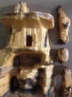 Rare Vintage Marx Toys Comanche Pass Play Set 4 Pcs Mountains Bridge Bolder