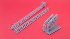 N Scale 1 160 Art Deco Radio Station antenna K Or W Sign Versions Unpainted