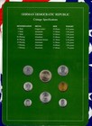 Coin Sets Of All Nations East Germany Gdr Unc 1 2 5 Mark 1 5 10 20 50 Pf 1979