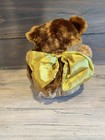 First   Main 14  Hugsie Teddy Bear Plush With Big Gold Bow Stuffed Toy