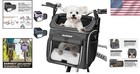 Pet Travel Bag   Bike Carrier - 22  Expandable Dog Basket With Reflective Tapes