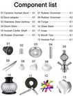 12   Hookah Set 2 Hose Hookah Set With Everything - Modern Shisha Hookah Glass V