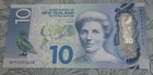 2015 New Zealand  10 Dollar Banknote P192 Au 
