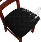 6pcs Waterproof Chair Seat Covers For Dining Room Form Fit Seat Covers