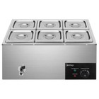 19 2 Qt Commercial Steamers Bain Marie 6 Pans Countertop Food Warmer 86-185  f