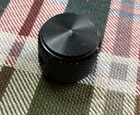 Black Vintage Japan Aluminum Amplifier Pointer Knob - Guitar bass effects amp