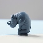 Rhinocero Figure Kneeling Bowing Rhino Animal Bandai Gashapon Capsule Toy