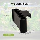 Aquarium Plant Holder 5 Holes Fish Tank Holder  Abs Black 