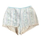 True Vintage 1940s 50s High Waisted Bikini Bottom Short Cotton Lining 