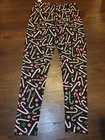 Womens Christmas Holiday Leggings Candy Canes Size Small 3 5 Holiday New