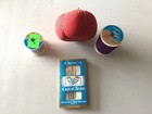 Vintage Sewing Tomato Pin Cushion  Old Thread   Needles 