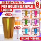 6pcs Aluminum Drinking Glasses Aluminum Tumblers Aluminum Cups 15 Oz Modern New