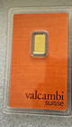 1 Gram Gold Bar Valcambi Suisse - 999 9 Fine In Assay Aa 718754