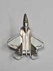 F-22 Raptor Fighter Jet Lapel Pin Silver Color Usaf