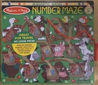 Melissa   Doug Magnetic Wand Number Maze - Wooden Puzzle Activity - B1