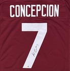 Kc Concepcion Signed Autographed Maroon Custom Jersey Jsa Authenticated