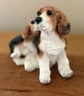 Vintage Stone Critters Beagle Dog Mom And Pup Figurine Udc Sc-114