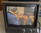 Vintage 1982 Panasonic Portable Color Tv Ct-1110b 10    Screen With Converter Box