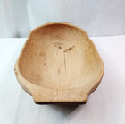 Vtg Large Primitive Hand Carved Bread Dough Bowl Farmhouse Trencher 20 