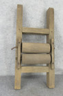 Antique Primitive Mill Roller Clothes Clothing Laundry Wood Washing Wringer