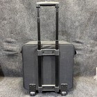 Crop In Style Rolling Craft Tote Wheeled Black Scrapbooking Organizer W  5 Cases